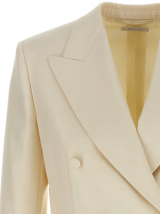 White Wool Blazer