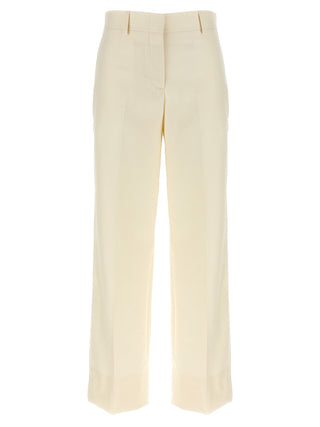White Wool Dress Pants