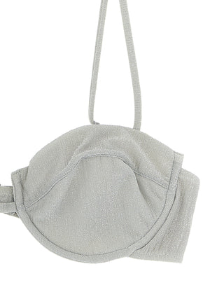 Silver Viscose Bikini