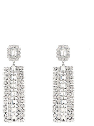 Silver Cotton Earrings