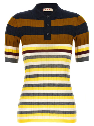 Polo multicolor de lana virgen