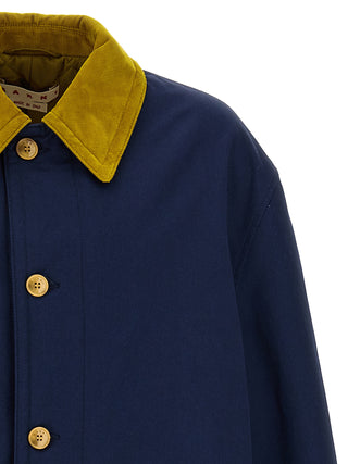 Blue Cotton Parka