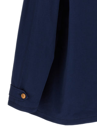 Blue Cotton Parka
