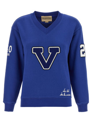 Blue Cotton Sweatshirt