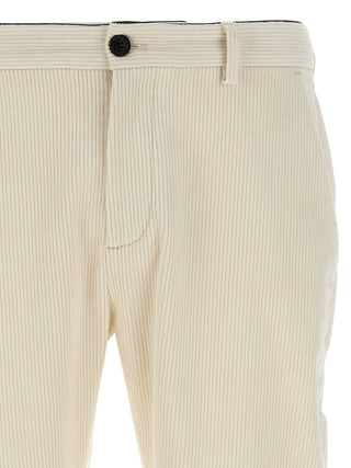 Pantalones chinos blancos de algodón