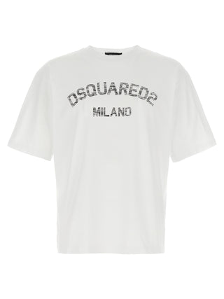 Camiseta de algodón blanca