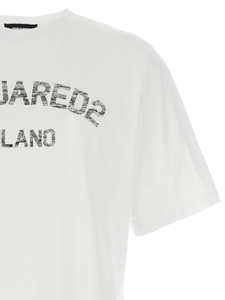 Camiseta de algodón blanca