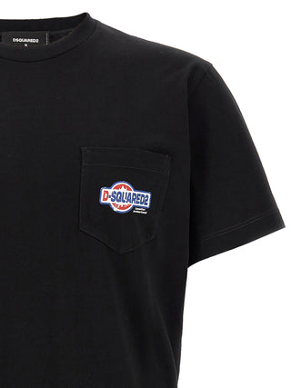 Black Cotton T-Shirt