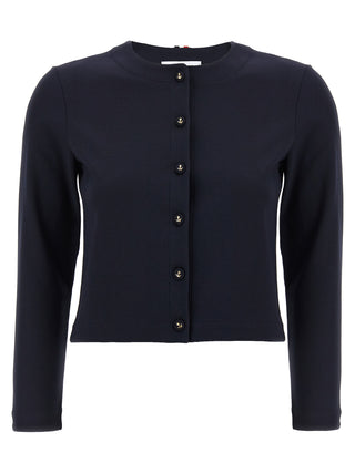 Blue Viscose Cardigan