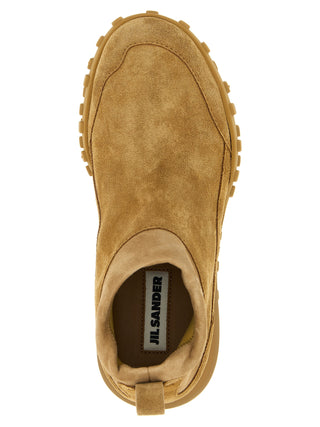 Beige Calfskin Sneakers