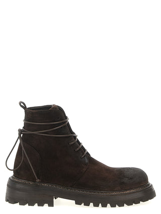 Brown Cotton Chelsea Boots