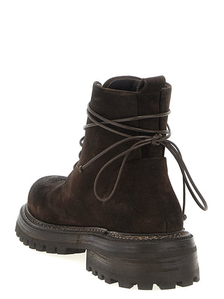 Brown Cotton Chelsea Boots