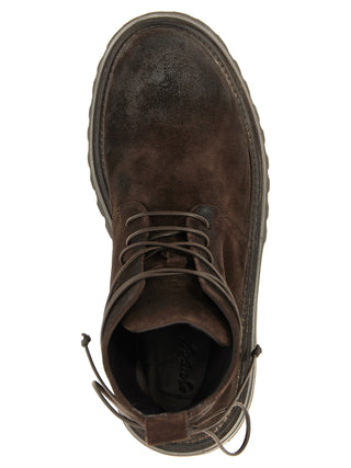 Brown Cotton Chelsea Boots