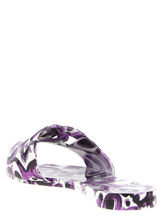 Purple Plastic Slides
