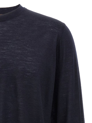Blue Virgin Wool Sportswear