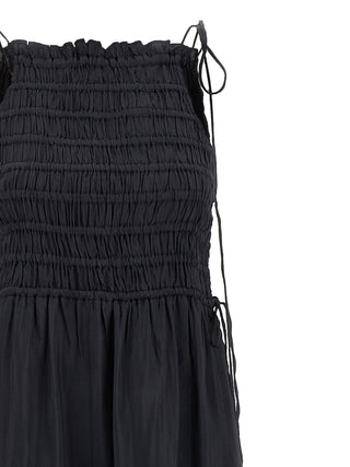 Gray Viscose Long Dress