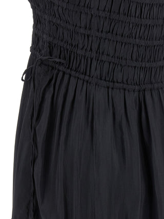 Gray Viscose Long Dress