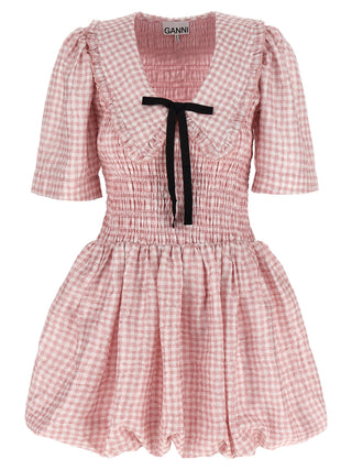 Multicolor Polyester Short Dress