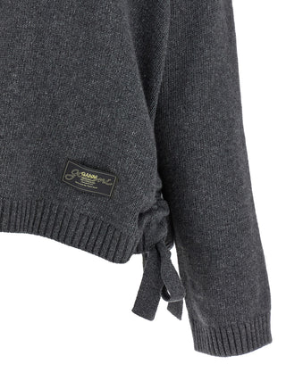 Gray Wool Cardigan