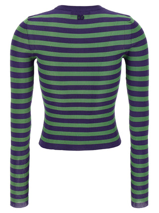 Multicolor Viscose Cardigan