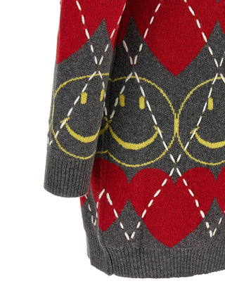 Multicolor Wool Short Dress