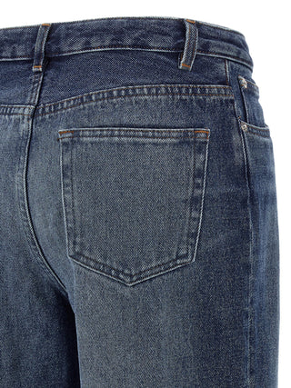 Blue Cotton Jeans Denim