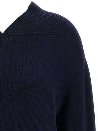 Blue Wool Cardigan