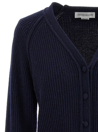 Blue Wool Cardigan