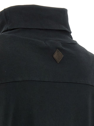 Black Cotton Cardigan
