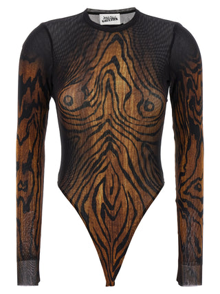 Multicolor Polyamide Bodysuit