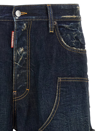 Blue Cotton Jeans Denim