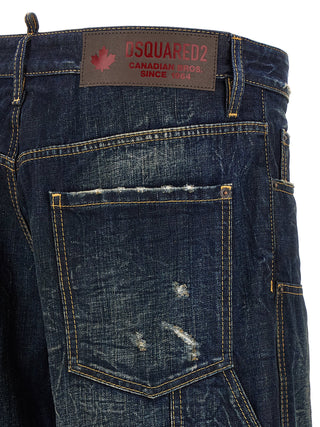 Blue Cotton Jeans Denim