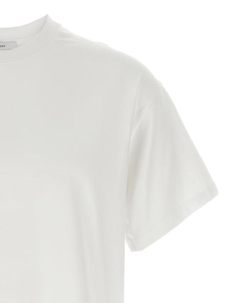 Camiseta de algodón blanca