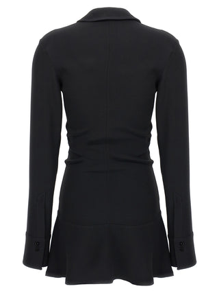 Black Marabou Short Dress