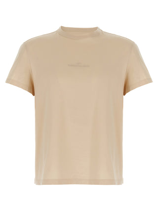 Camiseta de algodón beige
