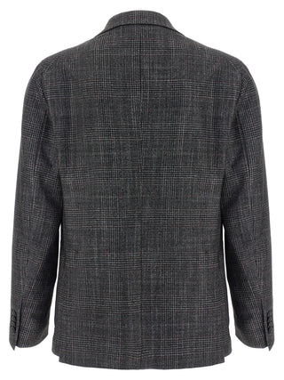 Gray Virgin Wool Blazer