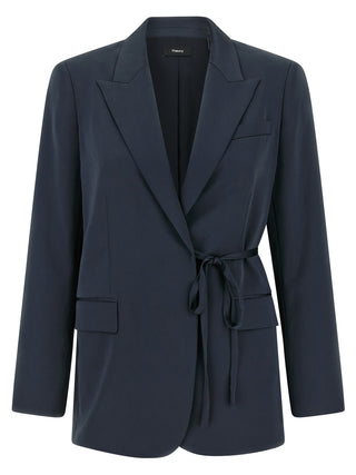 Blue Polyester Blazer