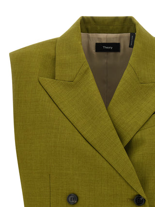 Bicolor Polyester Sleeveless Jacket