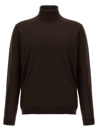 Brown Merino Wool Cardigan