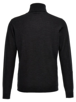Gray Merino Wool Cardigan