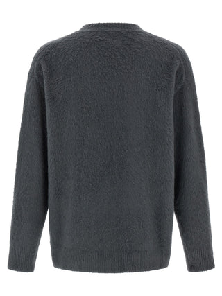 Gray Cotton Cardigan