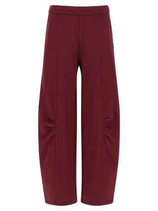 Pantalones Jogger de Algodón Burdeos (Pantalones de Entrenamiento)