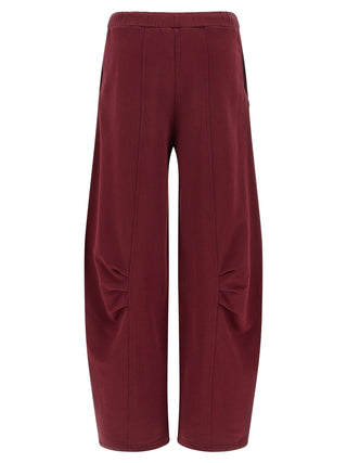 Pantalones Jogger de Algodón Burdeos (Pantalones de Entrenamiento)