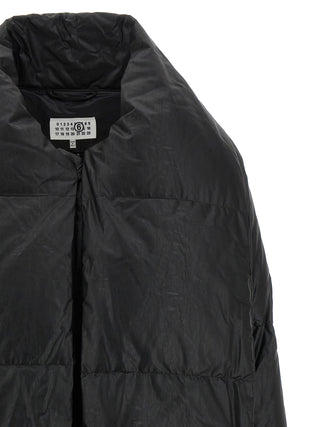 Abrigo de viscosa negro