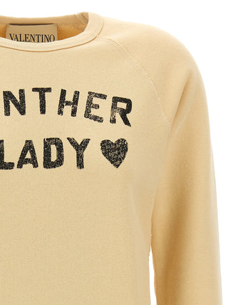 Beige Cotton Sweatshirt