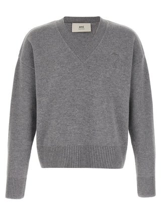 Gray Wool Cardigan