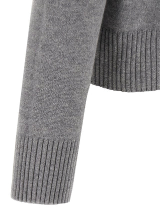 Gray Wool Cardigan