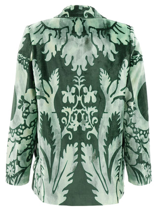 Bicolor Viscose Blazer