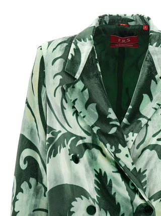 Bicolor Viscose Blazer