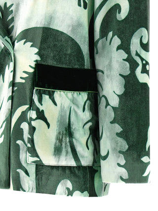 Bicolor Viscose Blazer